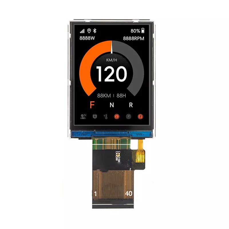 2,4 tommer 240x320 transflektiv IPS TFT -modul