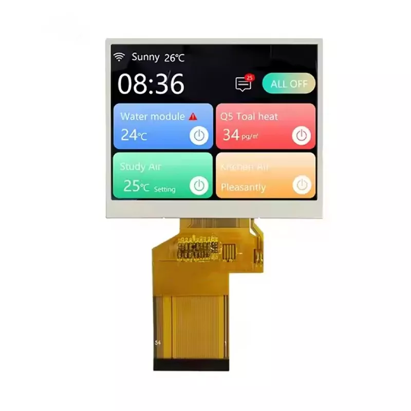 3,5 tommer 320x240 sollys læsbart TFT -modul