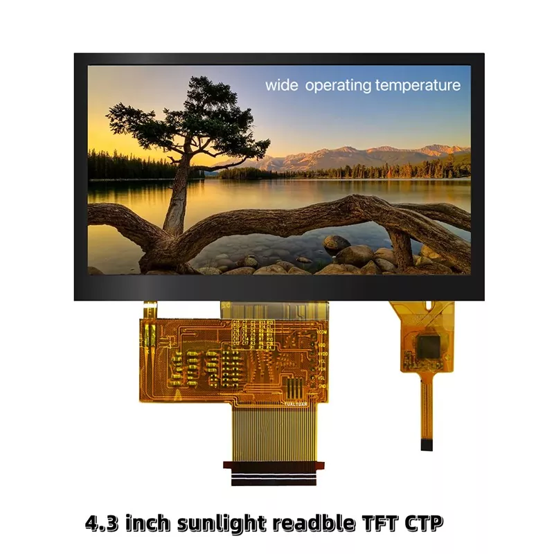 4,3 tommer 480x272 med berøringsskærm TFT -modul