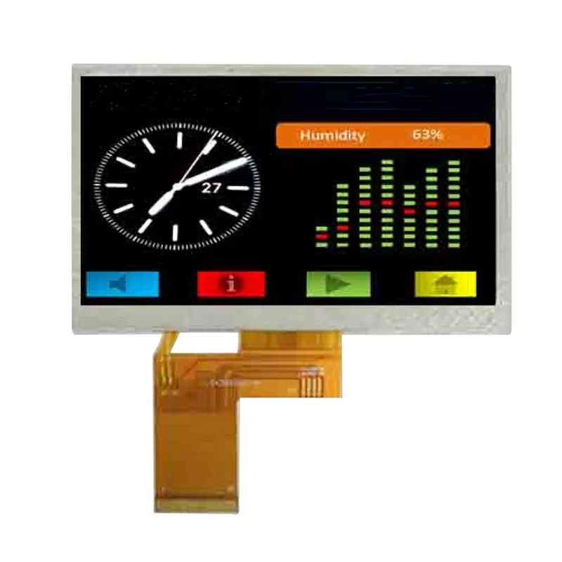 4,3 tommer bredt temperatur TFT -modul