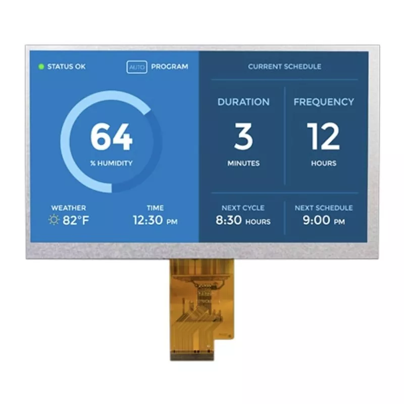 7 tommer 1024x600 LVDS TFT -modul