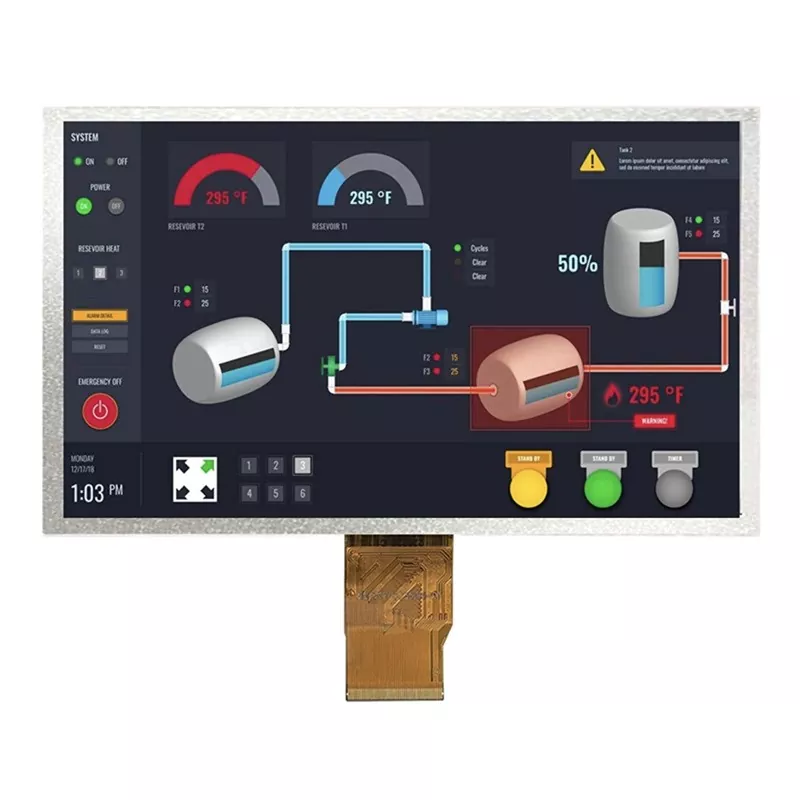 7 tommer ips bred temperatur TFT -modul
